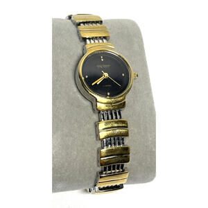 Waltham Grey Dial Two-Tone Band WNY301 Ladies Watch New Crystal, New Battery